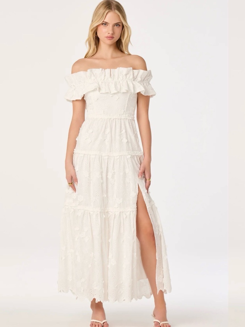 ASTR the Label Piccola Off Shoulder Maxi Dress